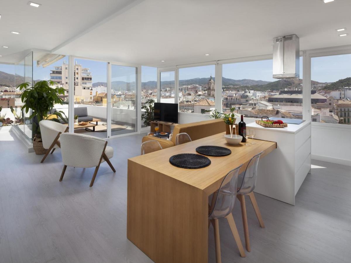 Ferienwohnung Inmalaga Penthouse Atarazanas Exterior foto